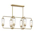 Savoy House 1-3026-6-322 6-Lights 360W Warm Brass Chandelier