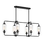 Savoy House 1-3026-6-89 6-Lights 360W Matte Black Chandelier