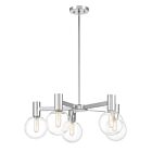 Savoy House Essentials Wright 1-3073-5-11 5-Lights 300W Chrome Chandelier