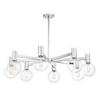 Savoy House Essentials Wright 1-3074-8-11 8-Lights 480W Chrome Chandelier