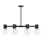 Savoy House Essentials Wright 1-3074-8-89 8-Lights 480W Matte Black Chandelier