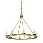 Savoy House Essentials Middleton 1-308-8-322 8-Lights 480W Warm Brass Chandelier
