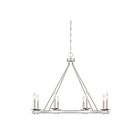 Savoy House Essentials Middleton 1-308-8-SN 8-Lights 480W Satin Nickel Chandelier