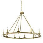 Savoy House Essentials Middleton 1-310-10-322 10-Lights 600W Warm Brass Chandelier