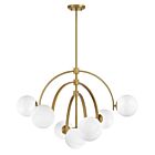 Savoy House Marias 1-3319-7-322 7-Lights 420W Warm Brass Chandelier