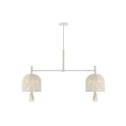Savoy House 1-3403-6-341 Lunara 6-Lights 60W Cotton Incandescent/LED Chandelier