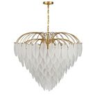 Savoy House Boa 1-3505-15-322 15-Lights 900W Warm Brass Chandelier