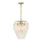 Savoy House 1-3507-5-322 Boa 5-Lights 300 Watt Warm Brass Chandelier