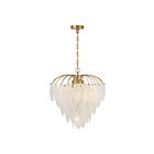 Savoy House 1-3508-6-322 Boa 6-Lights 360 Watt Warm Brass Chandelier