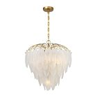 Savoy House 1-3508-6-322 Boa 6-Lights 360 Watt Warm Brass Chandelier