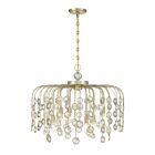 Savoy House 1-3598-6-127 6-Lights 360W Noble Brass Chandelier