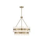 Savoy House 1-3606-5-127 Bancroft 5-Lights 60W Noble Brass Incandescent/LED Chandelier