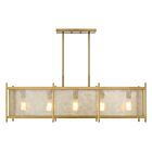 Savoy House 1-3802-5-322 Jacobs 5-Lights 300W Warm Brass Linear Chandelier