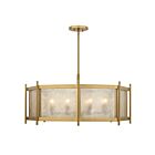 Savoy House 1-3803-8-322 Jacobs 8-Lights 420 Watt Warm Brass Chandelier