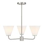 Savoy House 1-4013-3-SN 3-Lights 180W Satin Nickel Chandelier