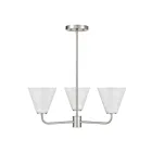 Savoy House 1-4013-3-SN 3-Lights 180W Satin Nickel Chandelier