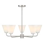 Savoy House 1-4015-5-SN 5-Lights 300W Satin Nickel Chandelier