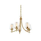 Savoy House Essentials Octave 1-4032-5-322 5-Lights 300W Warm Brass Chandelier
