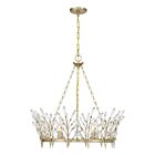 Savoy House 1-4073-6-127 6-Lights 360W Noble Brass Chandelier