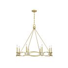 Savoy House 1-4102-8-328 Minette 8-Lights 60W Spun Gold Incandescent/LED Chandelier