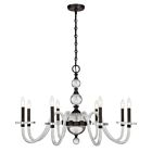 Savoy House 1-4278-8-15 8-Lights 480W Mediterranean Bronze Chandelier