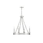 Savoy House 1-4403-4-109 Seville 4-Lights 60W Polished Nickel Incandescent/LED Chandelier