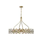 Savoy House 1-4528-14-221 14-Lights 840W Gold Shimmer Chandelier