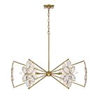 Savoy House 1-4529-6-221 6-Lights 360W Gold Shimmer Chandelier