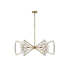 Savoy House 1-4529-6-221 6-Lights 360W Gold Shimmer Chandelier