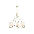 Savoy House 1-4702-8-322 Wilkes 8-Lights 60W Warm Brass Incandescent/LED Chandelier