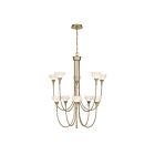 Savoy House 1-5083-10-127 Florena 10-Lights 60W Noble Brass Incandescent/LED Chandelier
