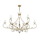 Savoy House Muse 1-5186-12-59 12-Lights 720W French Gold/White Cashmere Chandelier