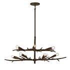 Savoy House 1-5398-12-105 12-Lights 720W Bark Chandelier