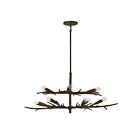 Savoy House 1-5398-12-105 12-Lights 720W Bark Chandelier