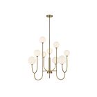 Savoy House 1-5980-9-127 Chester 9-Lights 60W Noble Brass Incandescent/LED Chandelier