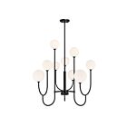 Savoy House 1-5980-9-89 Chester 9-Lights 60W Matte Black Incandescent/LED Chandelier