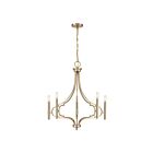 Savoy House 1-5999-5-127 Woodlawn 5-Lights 60W Noble Brass Incandescent/LED Chandelier