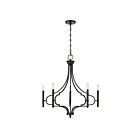 Savoy House 1-5999-5-15 Woodlawn 5-Lights 60W Mediterranean Bronze Incandescent/LED Chandelier
