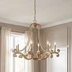 Savoy House 1-6097-8-127 8-Lights 480W Noble Brass Chandelier