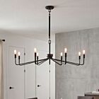 Savoy House Salem 1-6400-8-190 8-Lights 480W Forged Iron Chandelier
