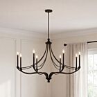 Savoy House Preserve 1-6415-8-89 8-Lights 480W Matte Black Chandelier