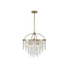 Savoy House 1-6450-4-127 Jeanette 4-Lights 60W Noble Brass Incandescent/LED Chandelier