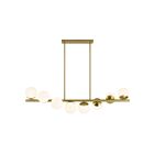 Savoy House 1-6524-8-322 Turin 8-Lights 60W Warm Brass Incandescent/LED Chandelier