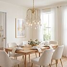 Savoy House Anholt 1-6686-6-127 6-Lights 360W Noble Brass Chandelier