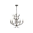 Savoy House 1-6706-5-334 Laska 5-Lights 60W Enchanted Bronze Incandescent/LED Chandelier