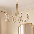 Savoy House Mayfair 1-7712-10-195 10-Lights 600W Warm Brass/Chrome Chandelier