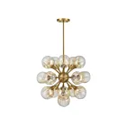 Savoy House 1-7934-16-322 16-Lights 960W Warm Brass Chandelier