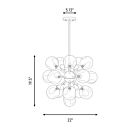 Savoy House 1-7934-16-89 16-Lights 960W Matte Black Chandelier