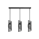 Savoy House 1-8031-3-89 3-Lights 180W Matte Black Chandelier