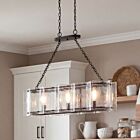 Savoy House Essentials Genry 1-8203-3-89 3-Lights 180W Matte Black Linear Chandelier